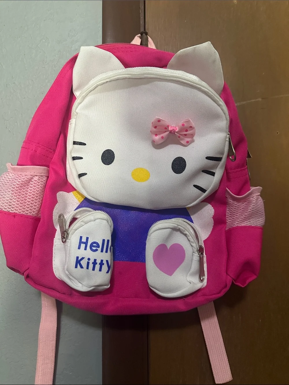 Hello Kitty Pink and Lavender Dress with Matching Backpack